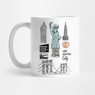 New York City Skyline Mug